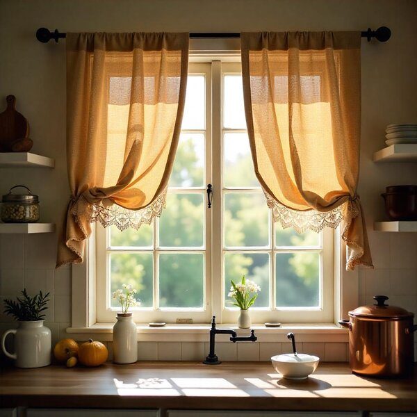 Rod pocket curtain