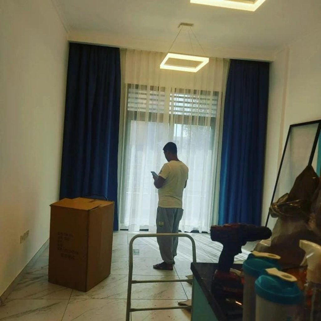 curtain fix blue blackout