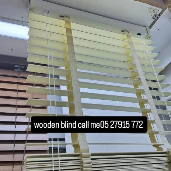 wooden blind